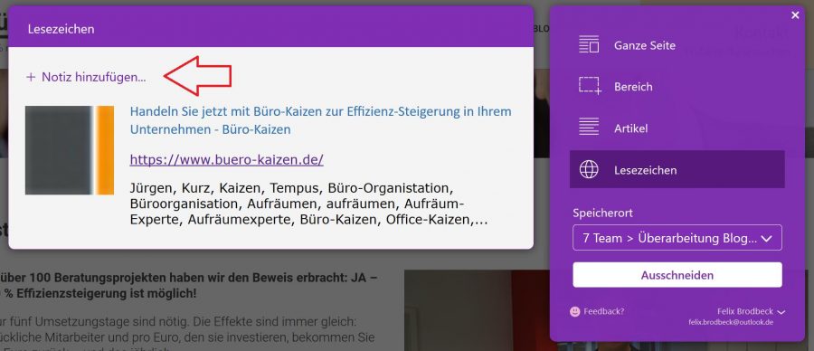 notiz-hinzufuegen-buero-kaizen