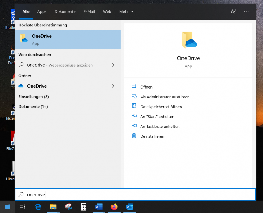 onedrive-aktivieren-app-oeffnen-ueber-windows-startmenue