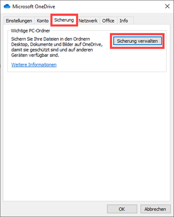 onedrive-deaktivieren-aufruf-menu-verwaltung-ordnersicherung