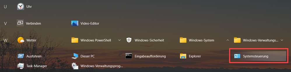 onedrive-deaktivieren-oeffnen-der-systemsteuerung