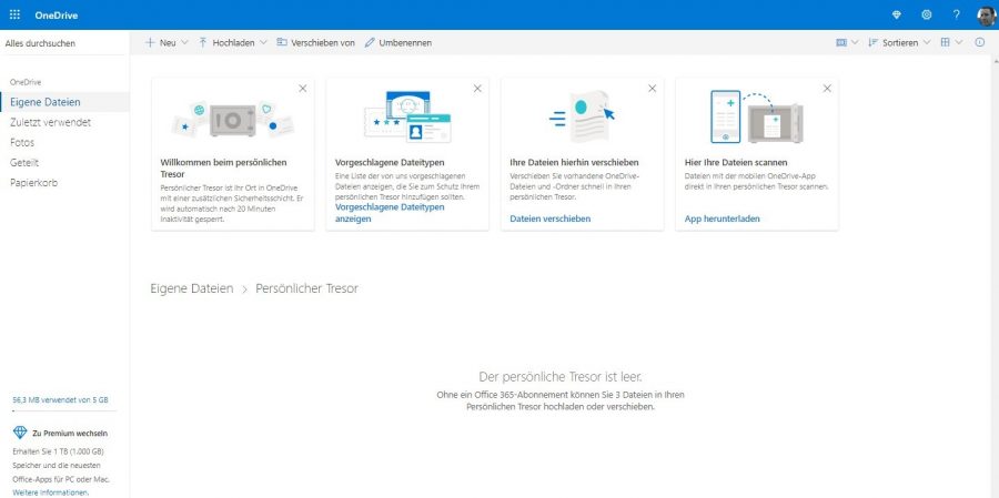 onedrive-login-persoenlicher-tresor