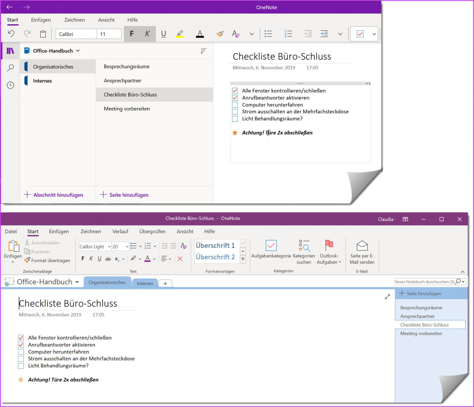 onenote app desktop