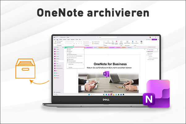 Notizen in OneNote archivieren.