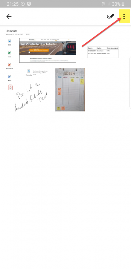 onenote-drucken-android-smartphone-menue-aufrufen
