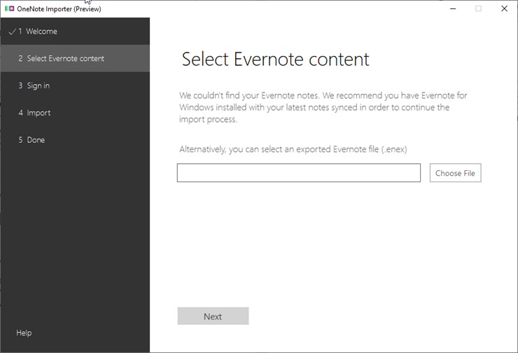 onenote-evernote-importer-auswahl-evernote-notizbuecher