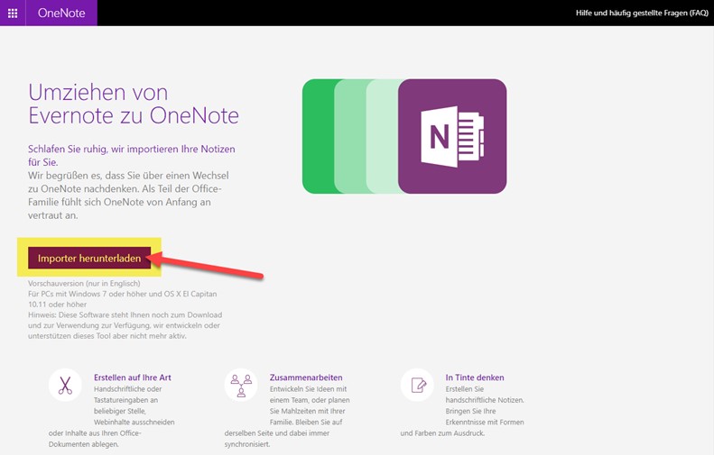 onenote-evernote-importer-installationsdateien-herunterladen