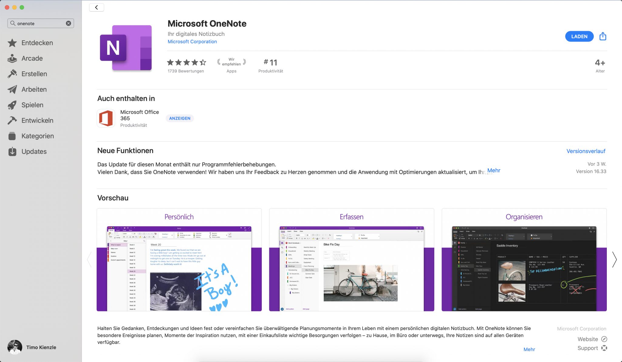 OneNote für Mac installieren und benutzen | Büro-Kaizen