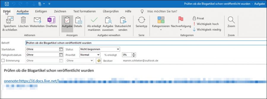 onenote-im-team-aufgabe-in-outlook-anpassen