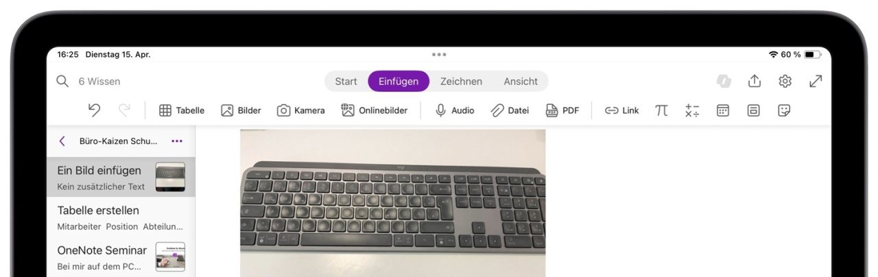 Bilder Onenote OneNote auf dem iPad nutzen (Funktionen + Video)
