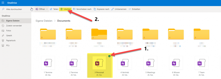 onenote-notizbuch-loeschen-auf-onedrive