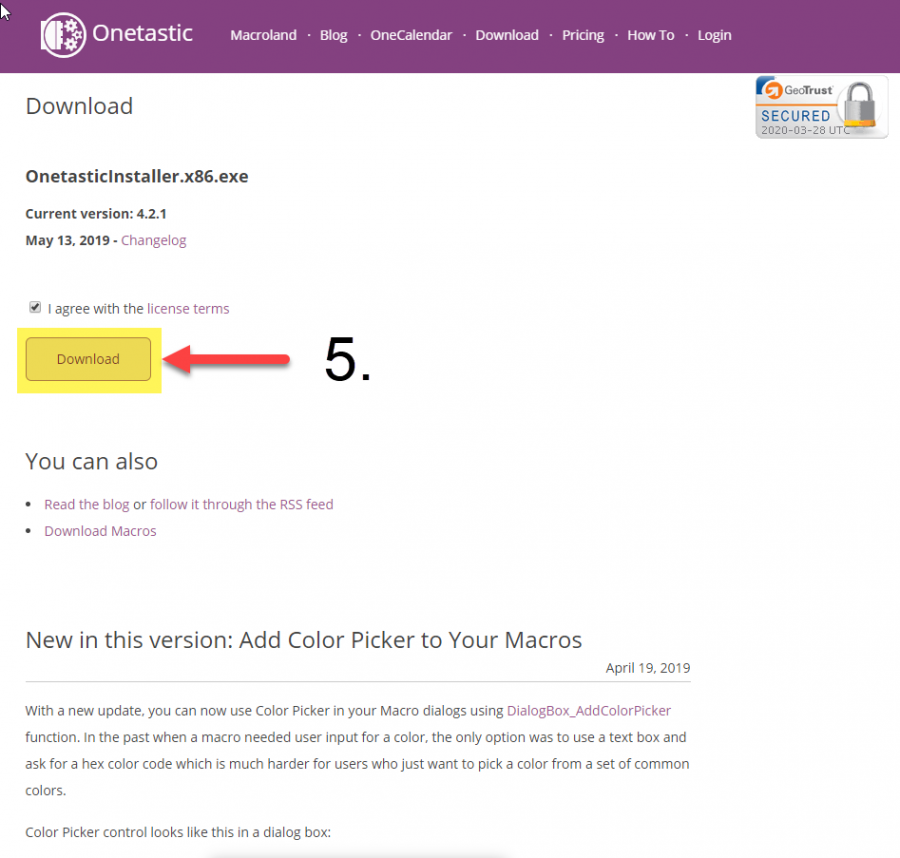 onetastic-installationsdatei-download
