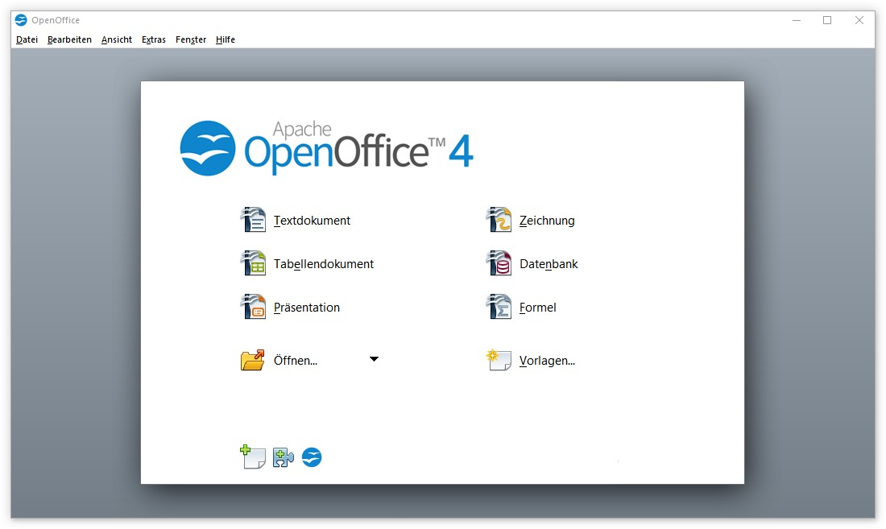 open-office365-oberflaeche-nach-installation