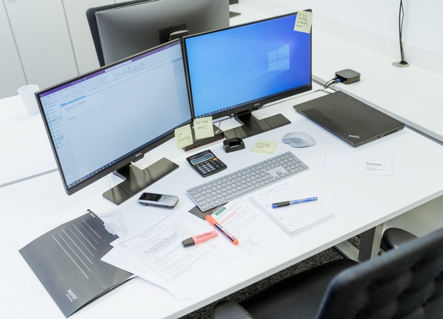 Ordnung und Sauberkeit am Arbeitsplatz? Scheint hier einer sehr eigenen Definition zu unterliegen.