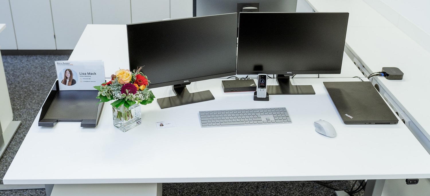 Industrie Straße Imperativ schreibtisch sauber halten über Netz Bote