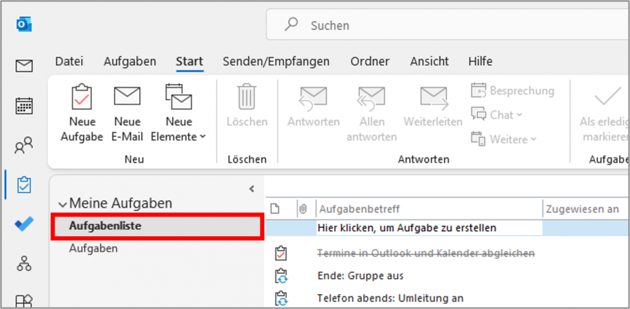 Outlook Ansicht ändern: Veraltete Einträge, die aus einer übernommenen .pst-Datei stammen, werden auch in später installierten Outlook-Versionen weiterhin angezeigt, wenn man sie nicht löscht.