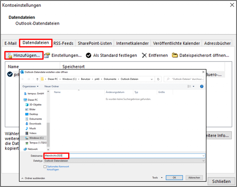 Outlook Archiv anlegen – so funktioniert´s [Anleitung]