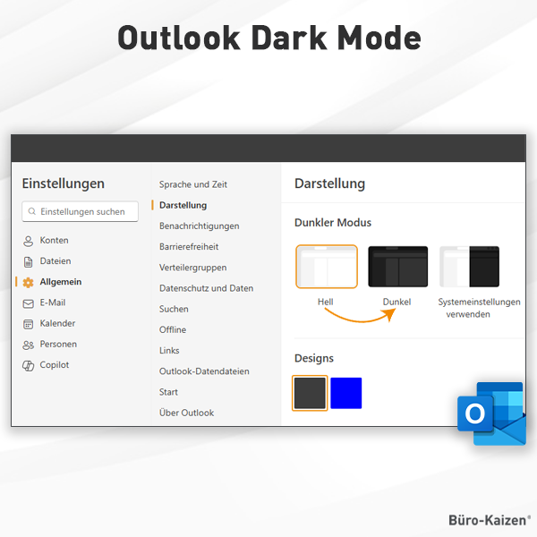 Outlook Dark Mode