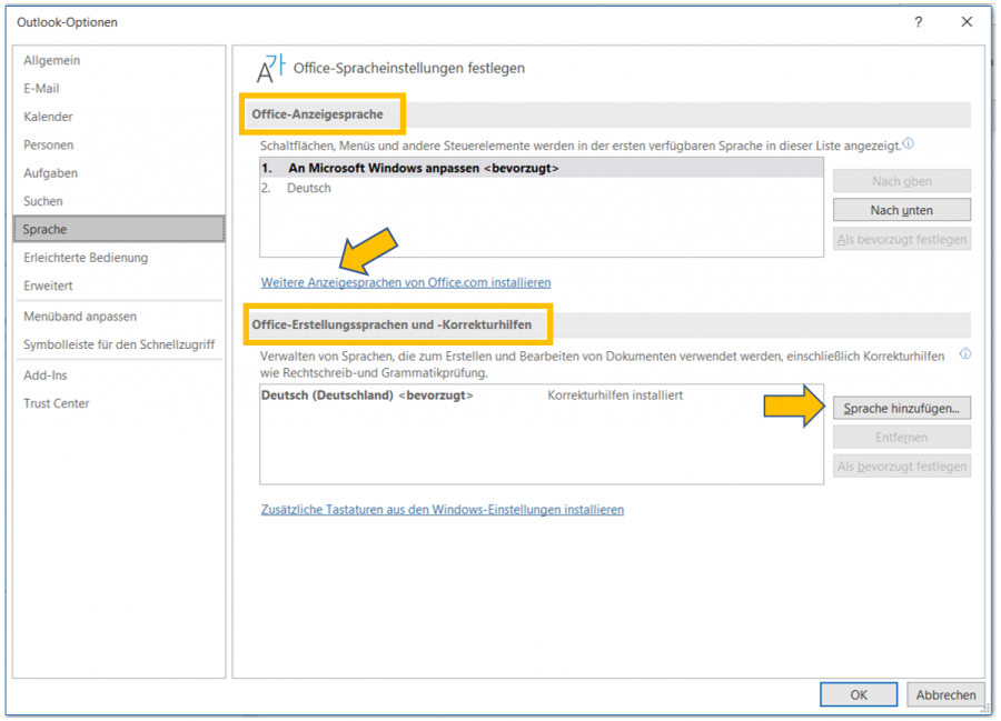 outlook-deutsch-anzeige-sprache-aendern