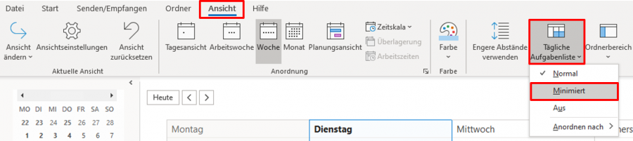 outlook-kalender-aufgaben-minimiert