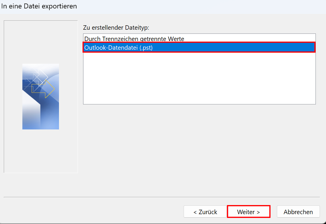 Outlook-Kontakte synchronisieren