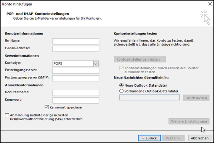 outlook-konto-manuell-einrichten