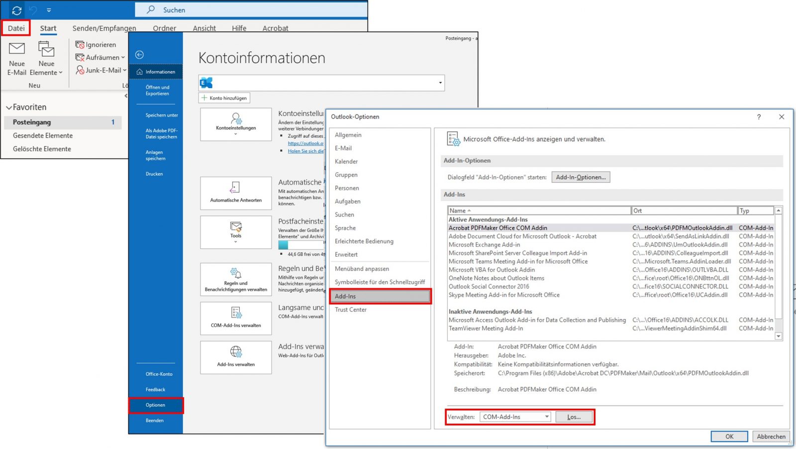 Outlook nicht Ursachen & Lösungen