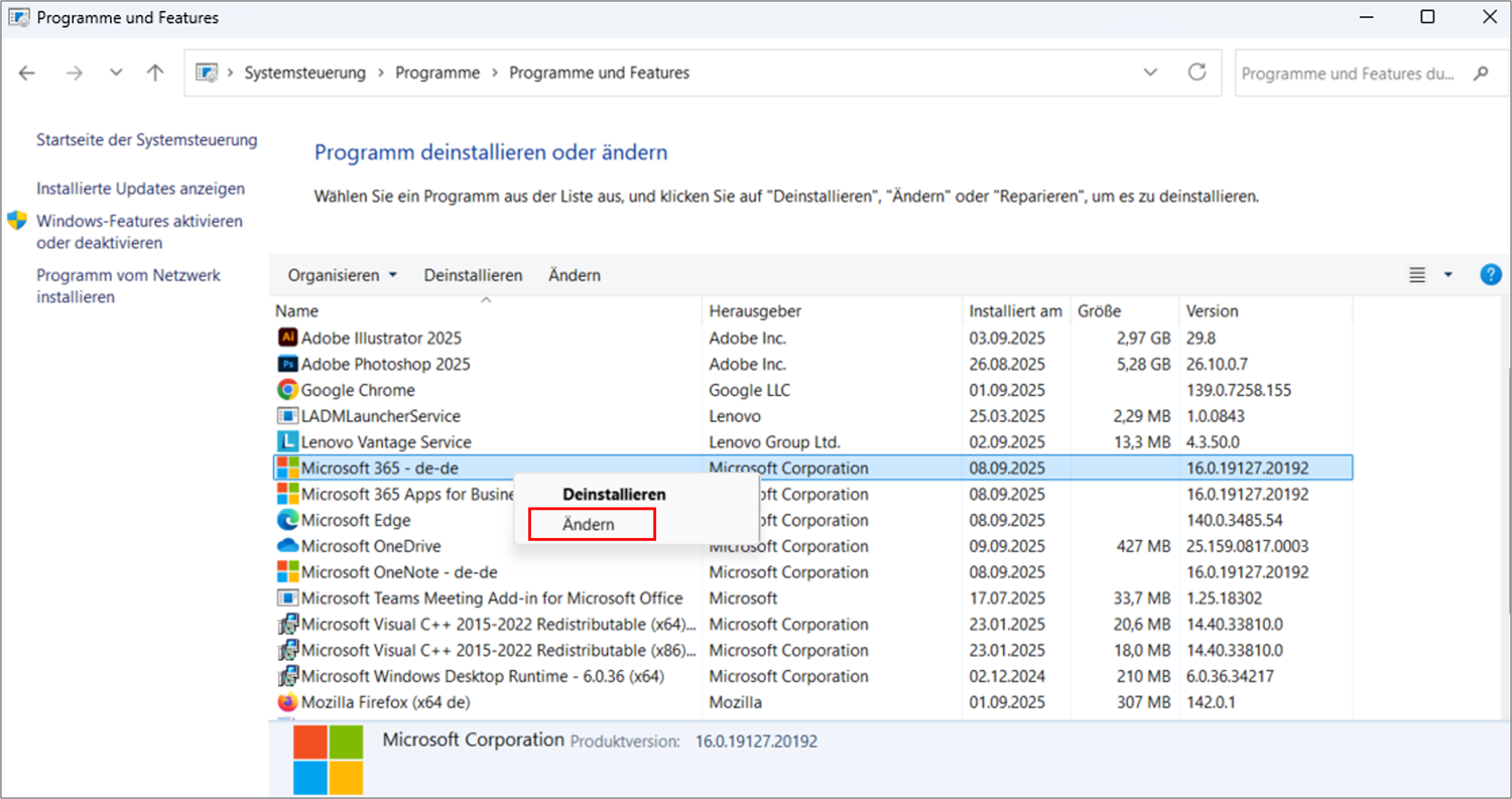 Outlook öffnet nicht Schnellreparatur