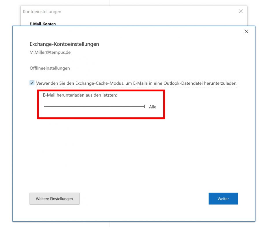 outlook-offline-modus-zeitspanne-einstellen