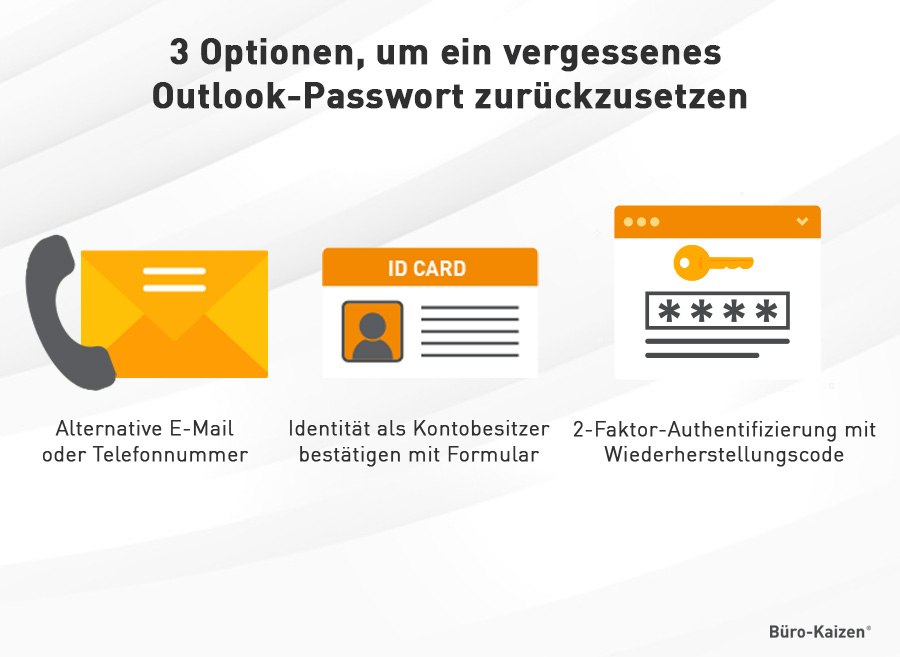 Outlook Passwort vergessen 3 Möglichkeiten