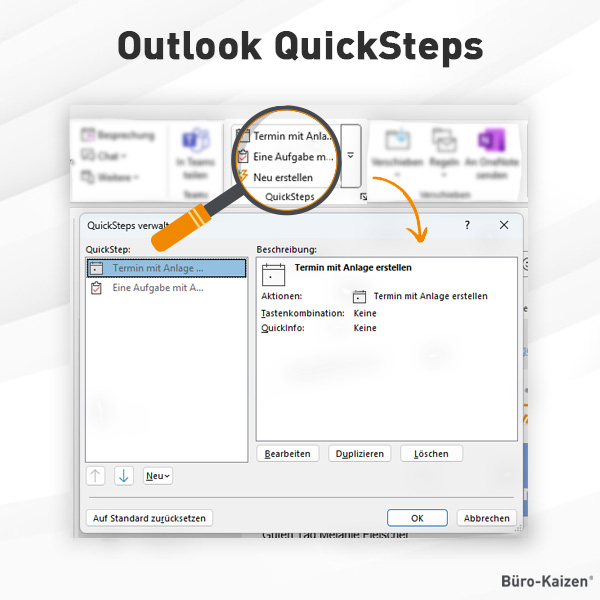 Outlook QuickSteps