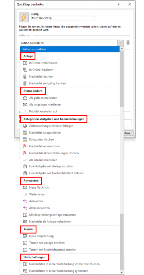 outlook-quicksteps-kombinieren