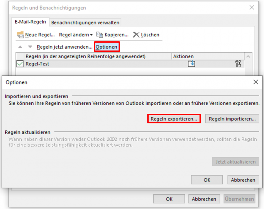 outlook-regel-exportieren