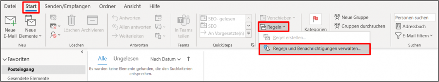 outlook-regel-verwalten
