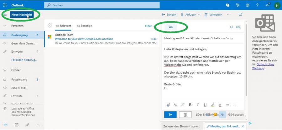 outlook-registrieren-neue-email-mit-einem-klick-verfassen
