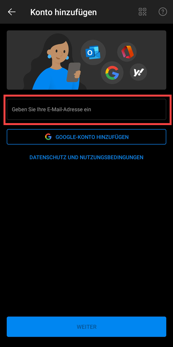 outlook-synchronisieren-outlook-app-android-e-mail-adresse-eingeben