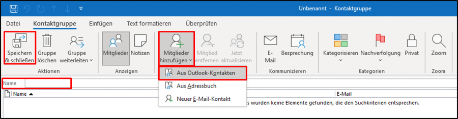 outlook-verteilerliste