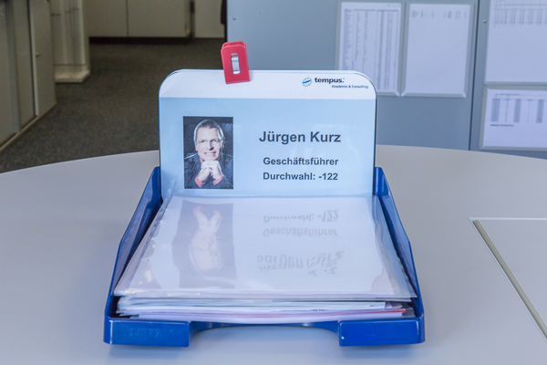 Posteingangsschale zum strukturierten Arbeiten