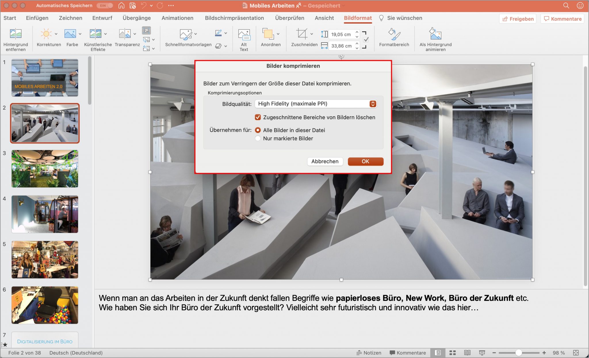 PowerPoint Dateien verkleinern/komprimieren (Anleitung)