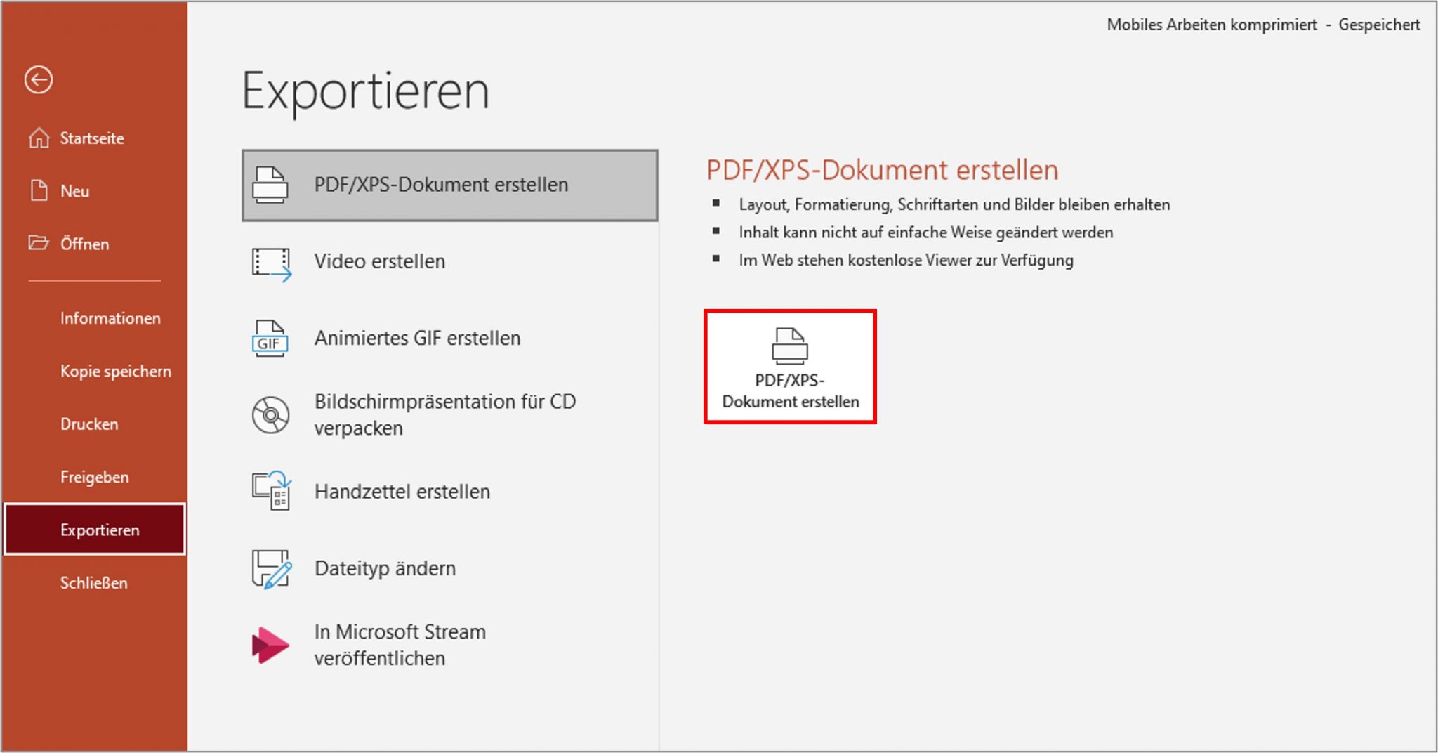 PowerPoint Dateien verkleinern/komprimieren (Anleitung)