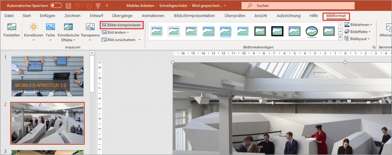 PowerPoint Dateien verkleinern/komprimieren (Anleitung)