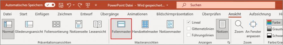 Über den Folienmaster können Sie die Dateigröße Ihrer PowerPoint verkleinern.