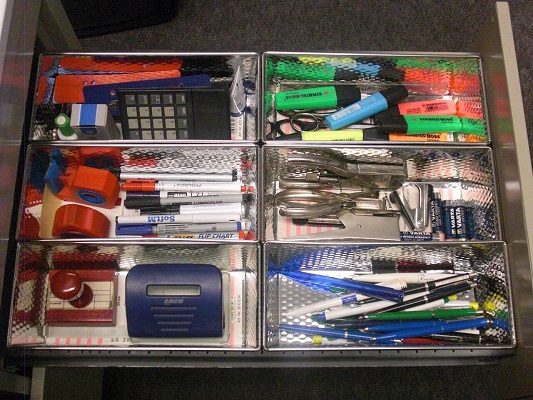 Ressourcenallokation Schubladenflaeche alles hat Platz
