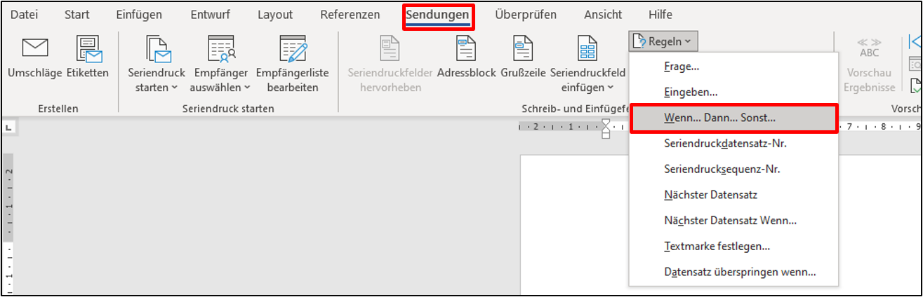 serienmail-wenn-dann-sonst