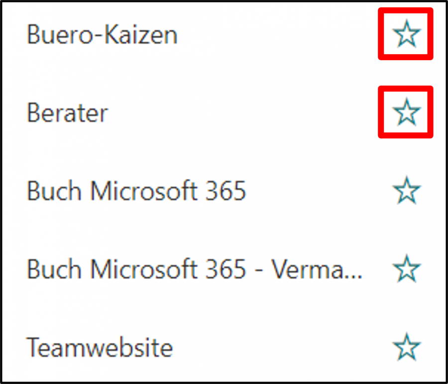 SharePoint Seite folgen – Die Favoritenfunktion innerhalb von SharePoint.