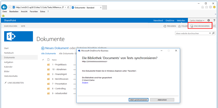 sharepoint-projektmanagement-lokale-synchronisation