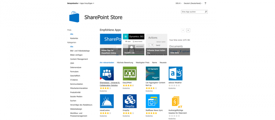 sharepoint-tutorial-store-funktionen-im-ueberblick