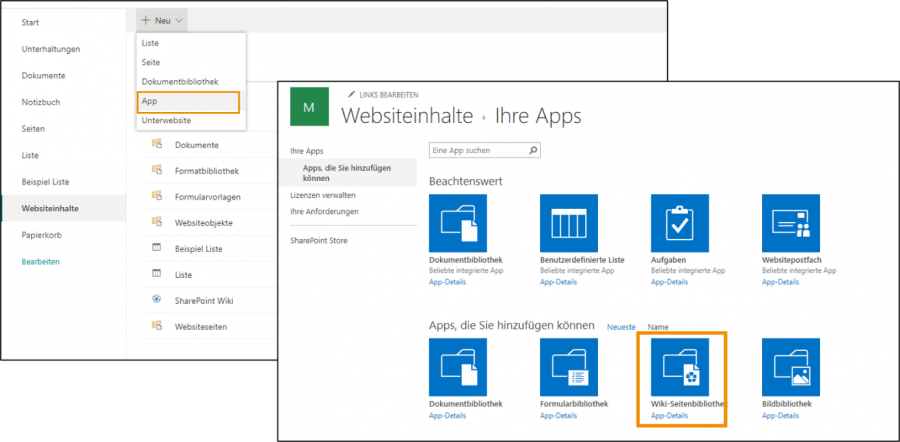 sharepoint-wiki-erstellen