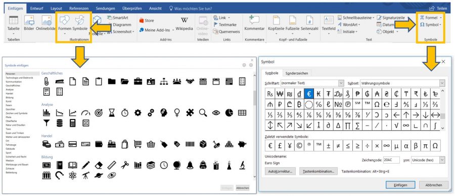sonderzeichen-word-symbole-symbolbibilotek