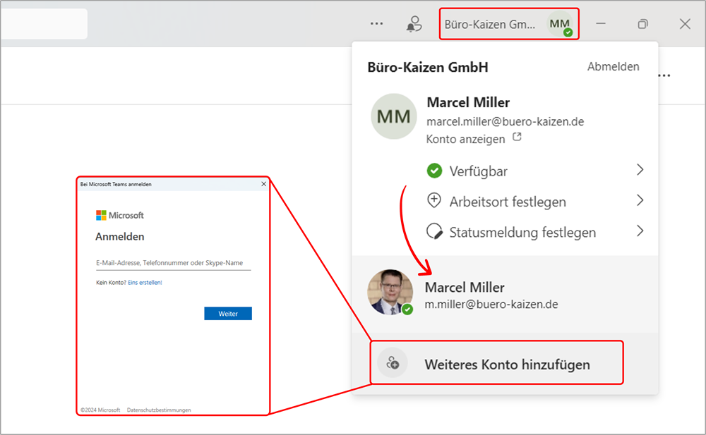 Profilbild Auf Teams Ist Nicht Sichtbar Anleitung: Die Organisation in Microsoft Teams wechseln (neu & alt)