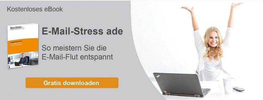 Telefonzentrale & E-Mail müssen gut organisiert sein. Bei letzterem hilft dieses eBook.